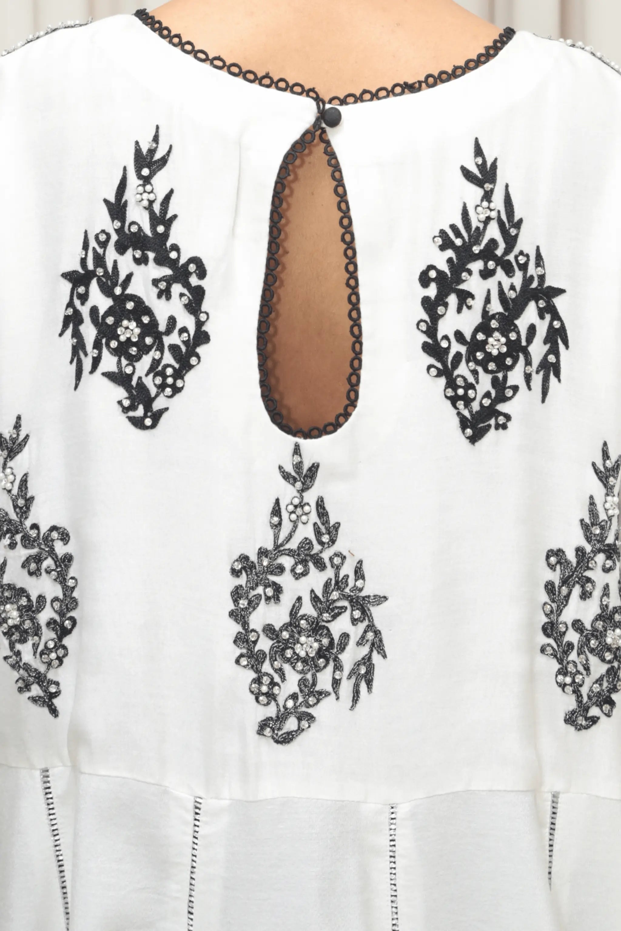 White_cotton_net_A-line_frock_with_block_print_border_dupatta