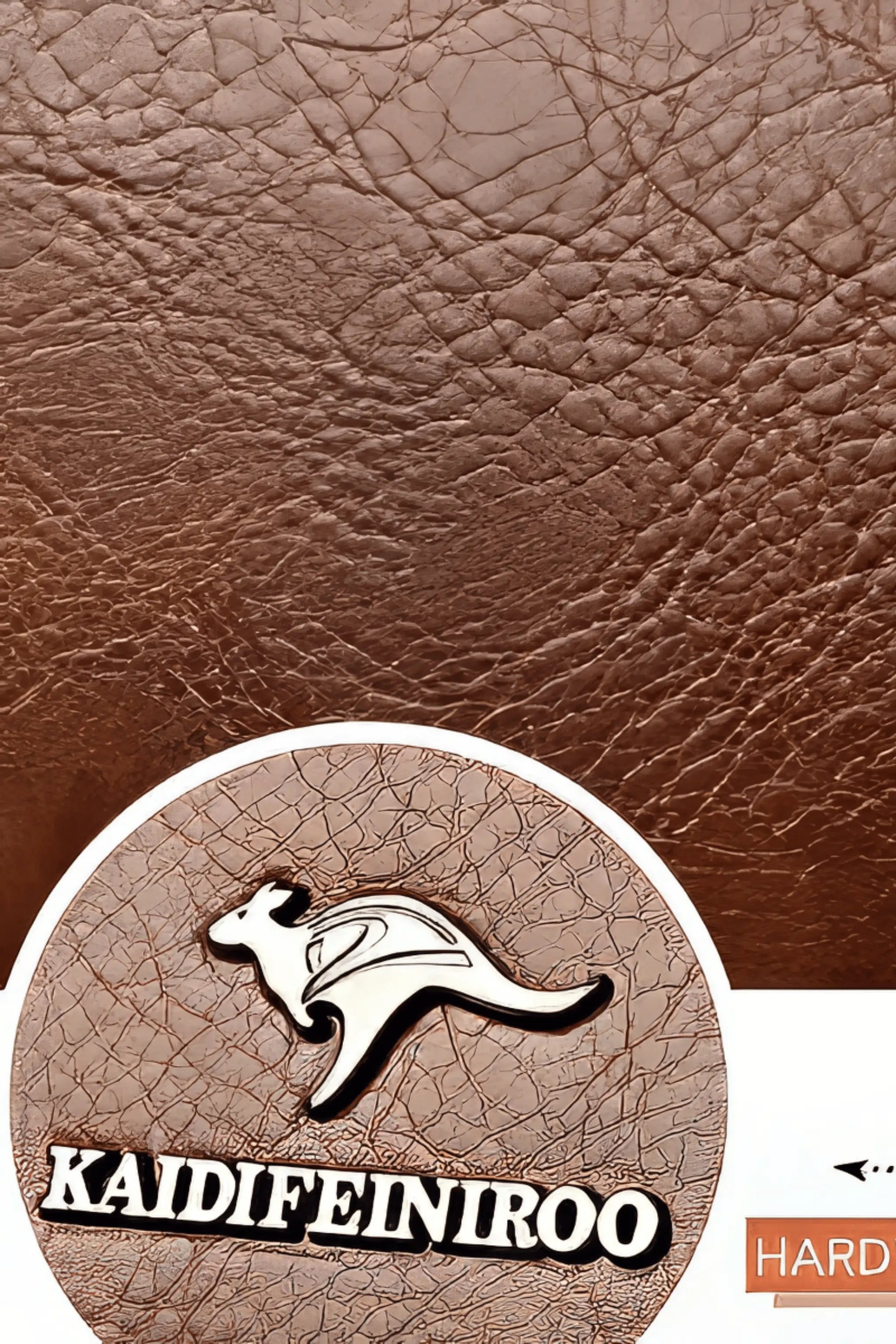 AOI LIBAS brown leather tote handbag – spacious interior with compartment