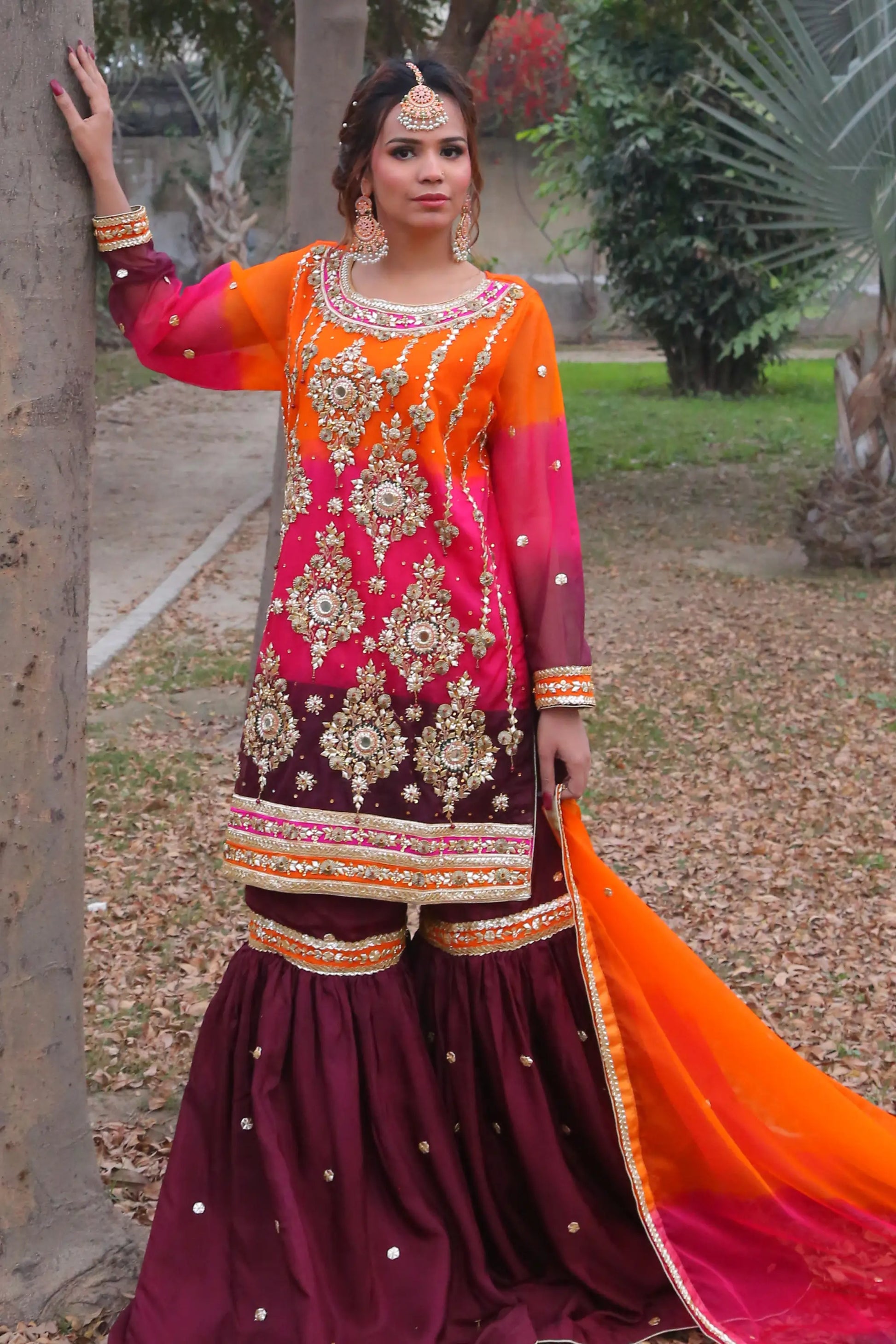 Back_view_of_organza_shirt_dopatta_and_raw_silk_gharara