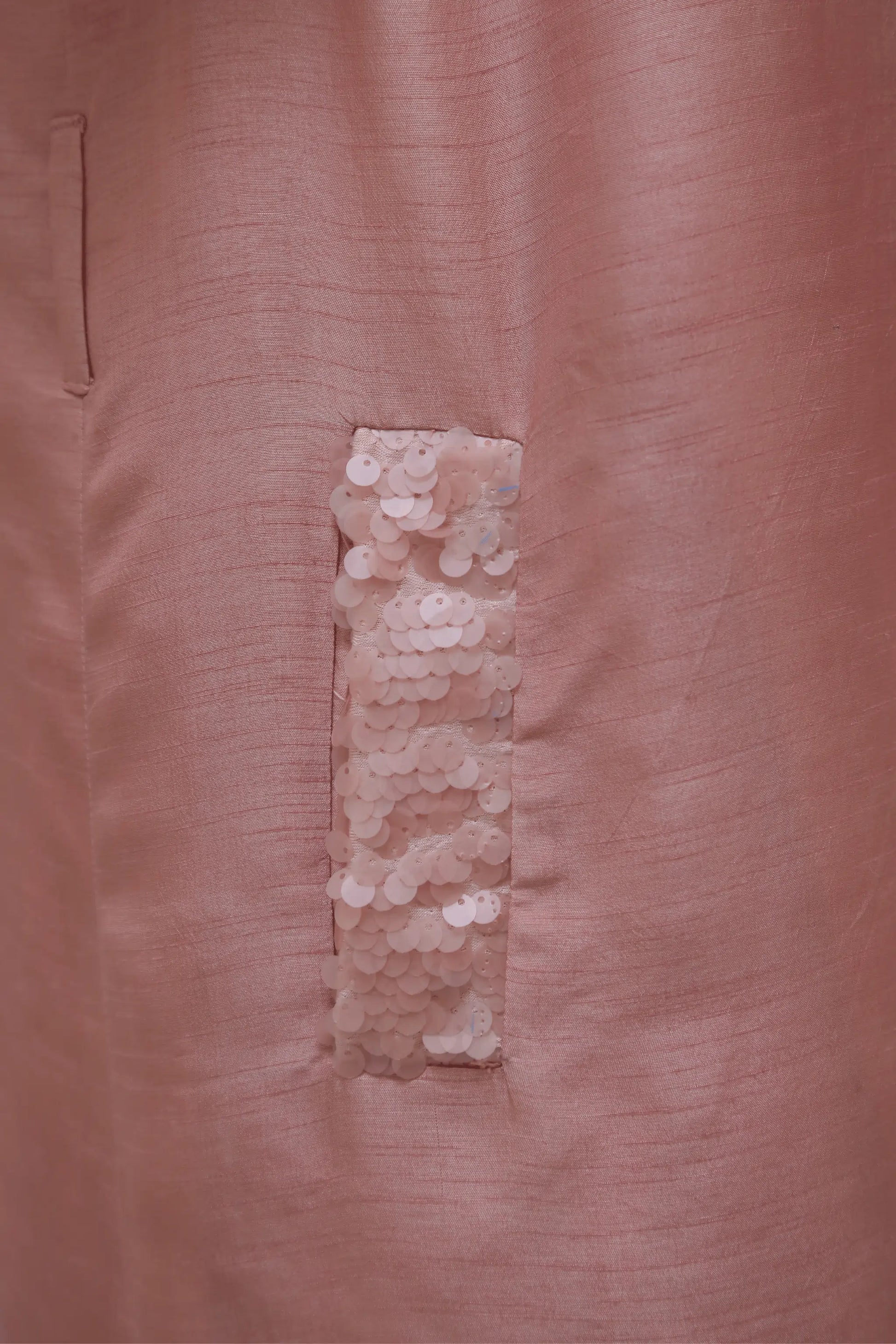 Blush Aura back view trench silhouette