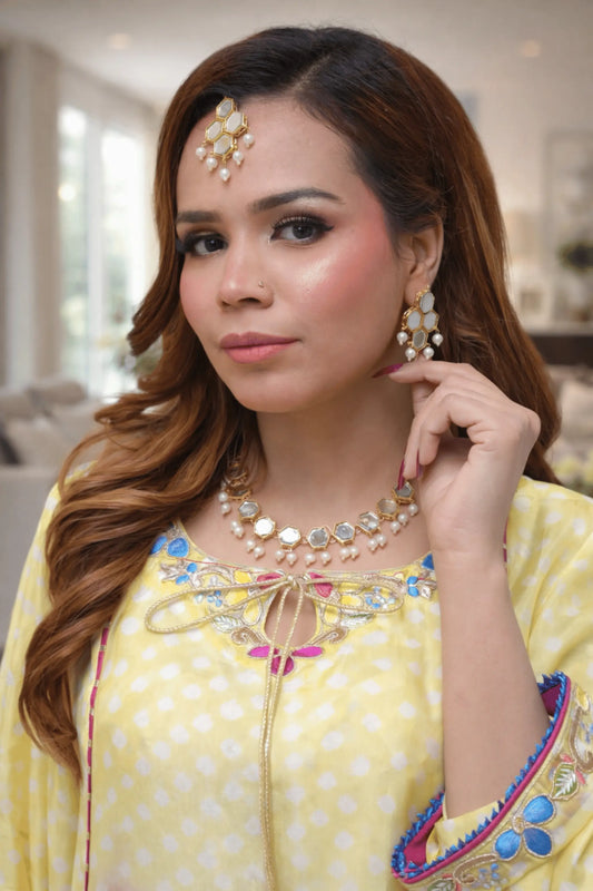 Chunri Glow farshi Korean raw silk shalwar design