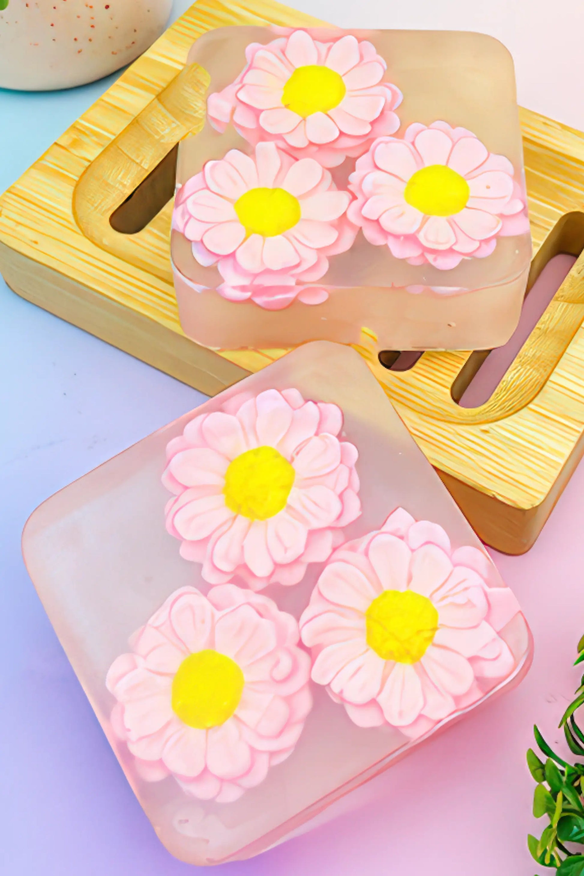 “Daisy Glutathione Soap for daily face and body cleansing suitable for all skin types”