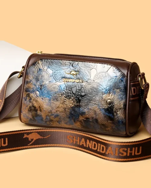 Designer Luxury Vintage Soft Leather Tote Bag