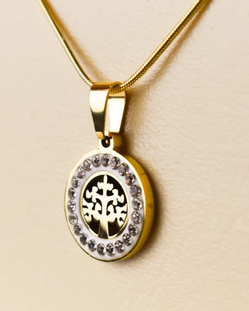 Gold Floral Necklace