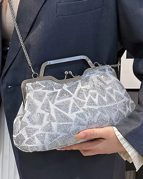 Fashion Multicolor Sequins Evening Bag