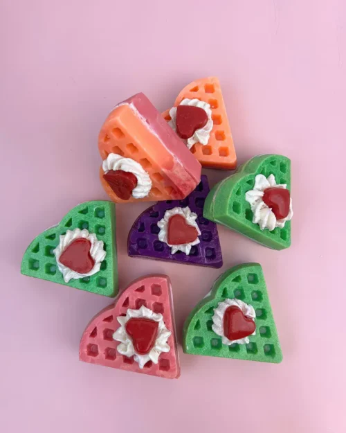 Cream Bliss Waffle Soap