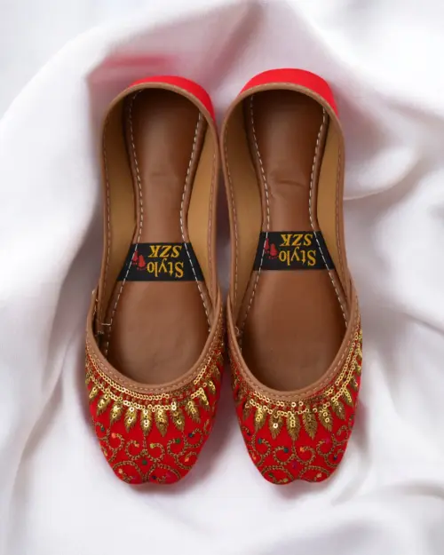 Traditional Leather Khussa 01010