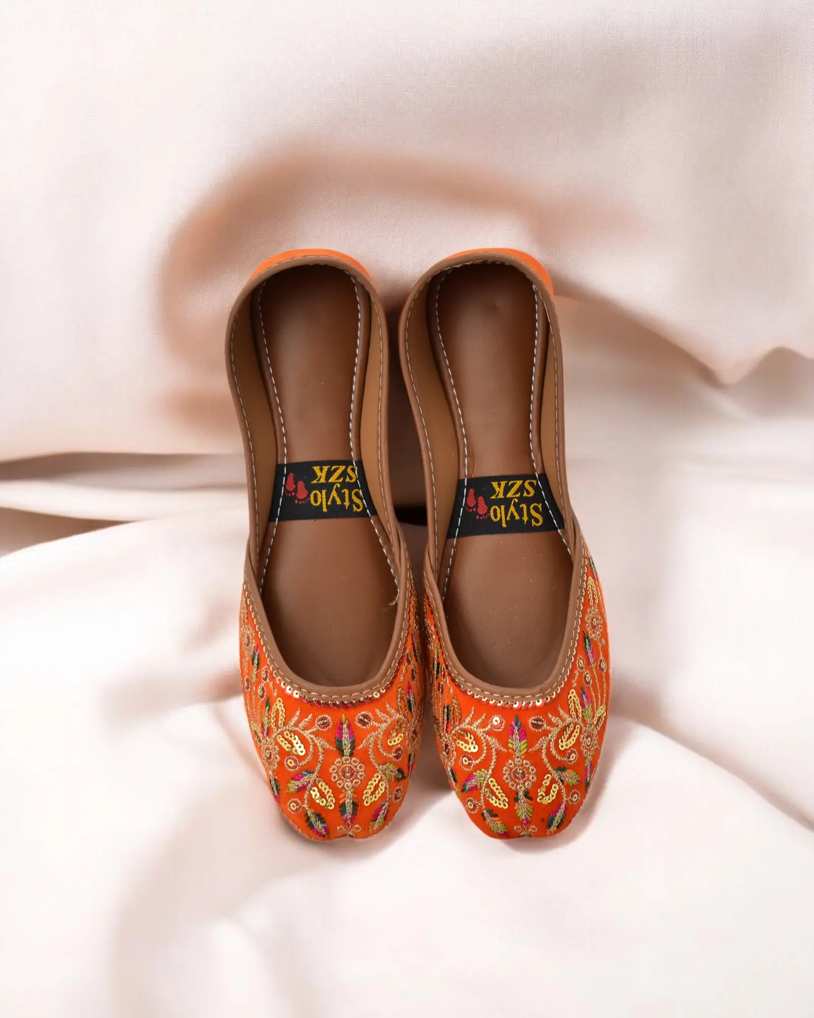 Traditional Leather Khussa 01011